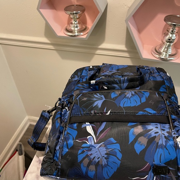 Lug Blue and Black Floral Backpack main image 6